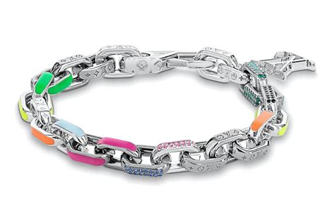 Louis Vuitton Paradise Chain Bracelet Multicolor 